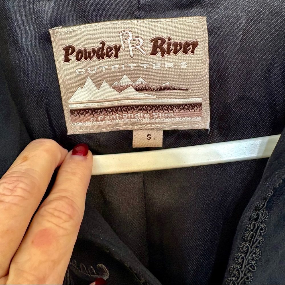 Powder River Outfitters Suede Like Coat-Duster Size Small - Picture 5 of 10